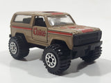 1988 Hartoy Coca Cola Coke Soda Pop Chevrolet Blazer Brown White Red Die Cast Toy Car Vehicle with Opening Doors