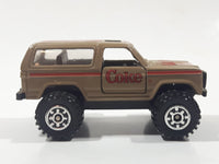 1988 Hartoy Coca Cola Coke Soda Pop Chevrolet Blazer Brown White Red Die Cast Toy Car Vehicle with Opening Doors