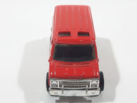 1988 Hartoy Coca Cola Coke Soda Pop Delivery Van White Red Die Cast Toy Car Vehicle