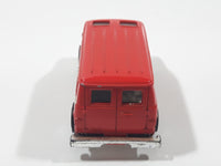 1988 Hartoy Coca Cola Coke Soda Pop Delivery Van White Red Die Cast Toy Car Vehicle
