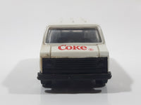 1988 Hartoy Coca Cola Coke Soda Pop Bedford Delivery Van White Red Die Cast Toy Car Vehicle