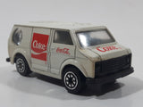 1988 Hartoy Coca Cola Coke Soda Pop Bedford Delivery Van White Red Die Cast Toy Car Vehicle