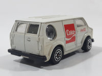 1988 Hartoy Coca Cola Coke Soda Pop Bedford Delivery Van White Red Die Cast Toy Car Vehicle