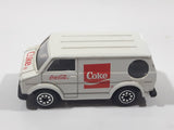 1988 Hartoy Coca Cola Coke Soda Pop Bedford Delivery Van White Red Die Cast Toy Car Vehicle
