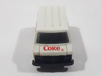 1988 Hartoy Coca Cola Coke Soda Pop Bedford Delivery Van White Red Die Cast Toy Car Vehicle