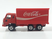 1988 Hartoy Coca Cola Coke Soda Pop Delivery Truck Red Die Cast Toy Car Vehicle with Opening Rear Doors