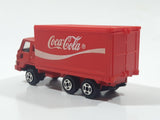 1988 Hartoy Coca Cola Coke Soda Pop Delivery Truck Red Die Cast Toy Car Vehicle with Opening Rear Doors