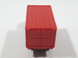 1988 Hartoy Coca Cola Coke Soda Pop Delivery Truck Red Die Cast Toy Car Vehicle with Opening Rear Doors