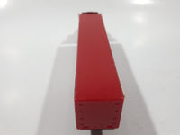 Coca Cola Santa Claus Christmas Themed Semi Truck and Trailer Red Die Cast Toy Car Vehicle