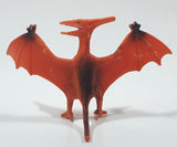 S.H. Orange Pterandon 2 3/4" Tall Dinosaur Toy Figure