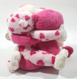 2005 Ty Beanie Babies Romeo & Juliet Pink Hugging Bears 6" Stuffed Plush Toy New with Tags