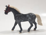 Geobra Playmobil Dark Grey Horse Toy Farm Animal Figure