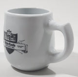 White Castle System Restaurant 'Buy em by the Sack' White 2 7/8" Tall Ceramic Coffee Mug Cup with Ash Tray Bottom