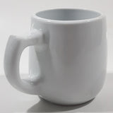 White Castle System Restaurant 'Buy em by the Sack' White 2 7/8" Tall Ceramic Coffee Mug Cup with Ash Tray Bottom