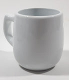 White Castle System Restaurant 'Buy em by the Sack' White 2 7/8" Tall Ceramic Coffee Mug Cup with Ash Tray Bottom