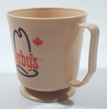 Vintage Bertwood Marketing Arby's Restaurant Wake Up To Arby's 3 5/8" Tall Plastic Coffee Mug Cup