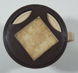 Rare Vintage Bertwood Marketing Mohawk Gas Stations 3 5/8" Tall Plastic Coffee Mug Cup with Coaster Base