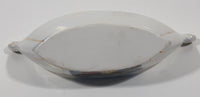 Vintage Beswick 1498 Iridescent Mother of Pearl Gold Trim Boat Shape Caviar Serving Dish