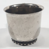 Vintage Leonard Silver Plate 2 1/4" Tall Baby Child's Cup Made in Hong Kong