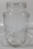 Vintage Nabob Brand Coffee 7" Tall Embossed Glass Jar