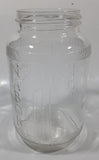 Vintage Nabob Brand Coffee 7" Tall Embossed Glass Jar