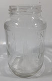 Vintage Nabob Brand Coffee 7" Tall Embossed Glass Jar