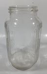 Vintage Nabob Brand Coffee 7" Tall Embossed Glass Jar