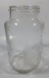 Vintage Nabob Brand Coffee 7" Tall Embossed Glass Jar