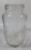 Vintage Nabob Brand Coffee 7" Tall Embossed Glass Jar