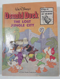 Vintage 1975 Whitman A Big Little Book Flip-It Cartoon Walt Disney's Donald Duck The Lost Jungle City Paper Cover Book 5773-2