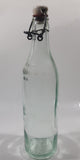Antique Clicquot Club Embossed Swing Top Aqua Glass Bottle