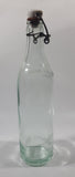 Antique Clicquot Club Embossed Swing Top Aqua Glass Bottle