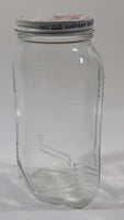 Rare Vintage Habitant Food Products Ltd Montre Laprairie Canada Tomato Soup 6 1/4" Tall 16 Fl Oz Embossed Glass Jar with Lid