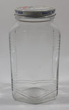 Rare Vintage Habitant Food Products Ltd Montre Laprairie Canada Tomato Soup 6 1/4" Tall 16 Fl Oz Embossed Glass Jar with Lid