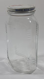 Rare Vintage Habitant Food Products Ltd Montre Laprairie Canada Tomato Soup 6 1/4" Tall 16 Fl Oz Embossed Glass Jar with Lid