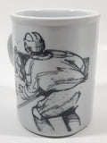 Rare Version 1993 Danesco Vancouver Canucks NHL Ice Hockey Team Hockey Sketch Ceramic Coffee Mug Cup