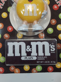 1991 Mars Inc. M & M's Brand Chocolate Candies Plain 3 1/4" Tall Yellow Character Toy Handy Dispenser Figure New in Package
