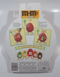 1991 Mars Inc. M & M's Brand Chocolate Candies Peanut 3 1/2" Tall Yellow Character Toy Handy Dispenser Figure New in Package