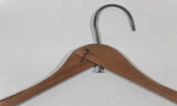 Rare Antique Ontario Laundry Ltd. Calgary Dry Cleaners 17 5/8" Wide Wood Clothing Coat Hanger