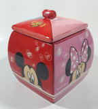 2013 Jelly Belly Candy Company Disney Mickey Mouse Minnie Mouse Goofy Donald Duck 5" Tall Jelly Bean Candy Jar