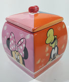 2013 Jelly Belly Candy Company Disney Mickey Mouse Minnie Mouse Goofy Donald Duck 5" Tall Jelly Bean Candy Jar