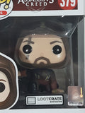 2016 Funko Pop! Movies Ubisoft Assassin's Creed #379 Loot Crate Exclusive Aguilar (Crouching) 3 1/2" Tall Vinyl Figure New in Box