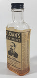 Antique Standard Laboratories Ltd Toronto Canada Sloan's Liniment 5" Tall Glass Medicine Bottle