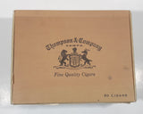 Vintage Thompson & Company Tampa Fine Quality Cigars 50 Cigars Cardboard Box