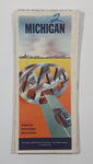 1955-56 Edition AAA American Automobile Association Road Map of Michigan