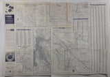 1961 AAA American Automobile Association Road Map of Southwestern USA