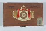 Vintage Royal Jamaica Casanovas 6 1/4" Hinged Wooden Cigar Box