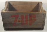 Vintage 7-UP OK-Bev Kelowna Wooden Beverage Bottle Crate