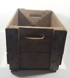 Vintage 7-UP OK-Bev Kelowna Wooden Beverage Bottle Crate
