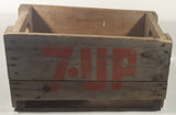 Vintage 7-UP OK-Bev Kelowna Wooden Beverage Bottle Crate